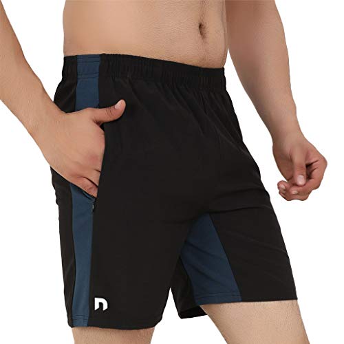 Image of NEVER LOSE Men's Lightweight Performance Training Shorts with Quick-Dry Fabric for Running, Gym and Everyday Workouts