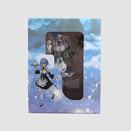 2 Action Figure Anime Sexy in Stile Re: La Vita in Un Mondo Diverso da Zero Meteor Hammer REM Maid Ver 22cm Giocattolo da Collezione Modello in PVC, B Normale con Scatola