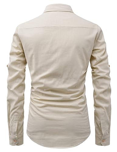 Image of Vida Loca Men Cotton Full Sleeve Casual Spread Collor Slim Fit Short Kurta for Men and Boys (Pack of 2)