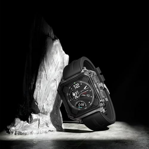 Carlington Velocity CT 8121 Analog-Digital Sports Watch, Black - Image 6