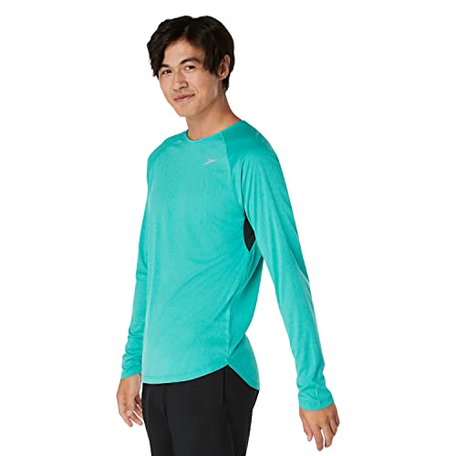 Image of Speedo Men's UV Swim Shirt Basic Easy Long Sleeve Regular Fit