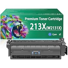 213X خرطوشة الحبر متوافقة مع خراطيش الحبر السماوي HP 213 X W2131X العمل لطابعات HP Color LaserJet Enterprise 5700 dn 5800 dn 6700 dr 6701 dn