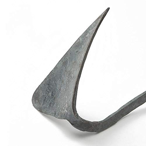 Hometheway Korean Garden Hand Tool With Safety Cover/Hoe/Garden Plow/Weeding Sickle/Weeding Farming Tool- Youngju Daejanggan Master Homi Hand-Made Hoe,M Size #TOP1