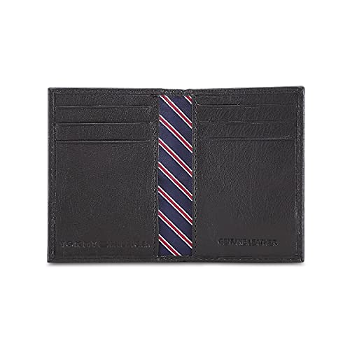 Tommy Hilfiger Men's Leather Wallet, Card Case and Key Fold Combo, Black (TH/STALIN/WALL/CC/KF/01) 6