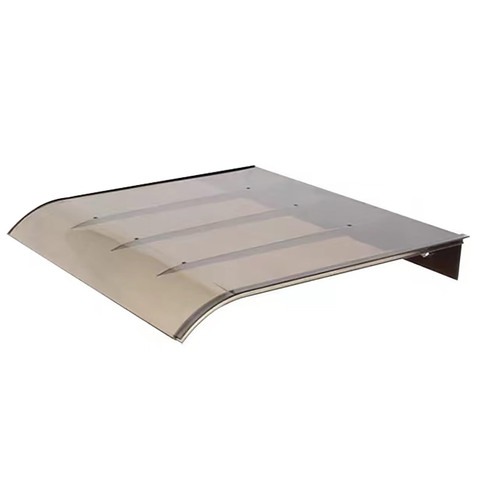 Auvent extérieur de porte d entrée 40x40cm transparent pour terrasse