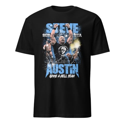 Steve Austin - Austin Era 2 Official T-Shirt Black