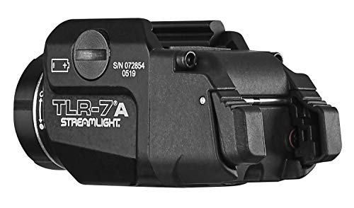 Streamlight 69424 Tlr-7A Flex 500-Lumen Low-Profile Rail-Mounted Tactical Light, Includes High Switch Mounted On Light Plus Low Switch In Package, Battery And Key Kit, Box, Black #TOP1