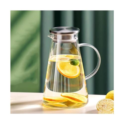 Hervidor de té de fruta de 1800 ml con manejo fácil para servir sin derrames