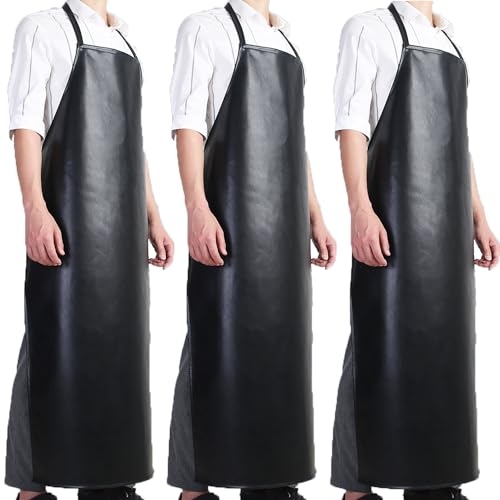 Delantales de goma de PVC impermeables CHAMSUREUK de 40 pulgadas protectores para hombres