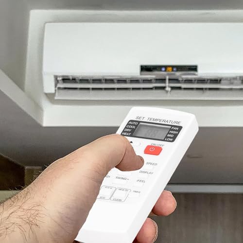 Télécommande universelle pour climatiseur - Boîtier blanc de remplacement ergonomique - 8