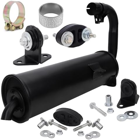 Muffler W/Spark Arrestor/Dampener/SEAL FITS YAMAHA Rhino 660 YXR6...