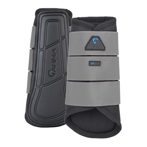 Image of Shires ARMA Air Motion Brushing Boots (Grey, Small Pony)