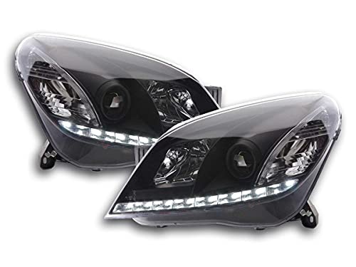 Phares Daylight Led DRL Astra H noirs pour remplacer des feux ternis
