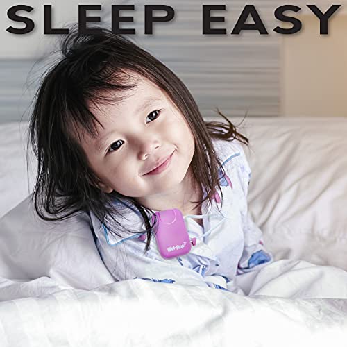 Image of Wet-Stop 3 Bedwetting Enuresis Alarm with Loud Sound and Strong Vibration for Boys or Girls, Proven Solution for Bedwetters (Pink)