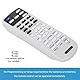 Aimdio 165025100 218183000 Beamer Fernbedienung für EPSON EH-TW5350 EH-TW5300 EH-TW5600 EH-TW5650 EH-TW5400 EH-TW5210 H850B H850C H851A H851B H851C H852A/B/C H707A/B/C H708B H709A/B/C