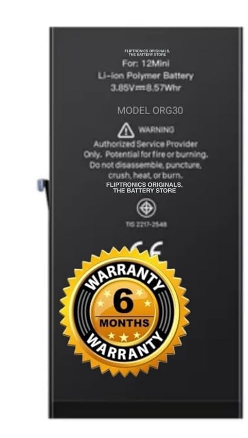 Image of Original Battery for Battery iPhone 12 Mini Battery with 6 Month Warranty**** (SUPER186)