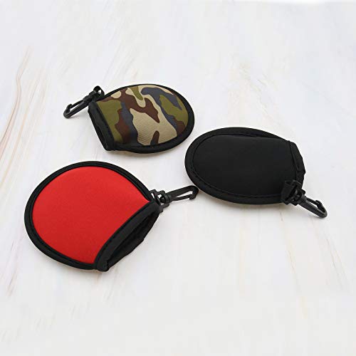 3 pz Golf Ball Cleaner Pouch Pocket Bag Holder