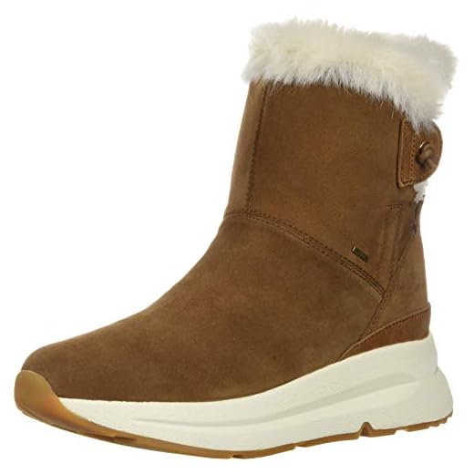 Geox D BACKSIE B ABX C, Botas de Nieve para Mujer, Marrón (Tobacco C6777), 38 EU