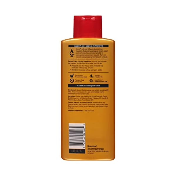 Eucerin-Skin-Calming-Body-Wash-Cleanses-and-Calms-to-Help-Prevent-Dry-Itchy-Skin-169-fl-oz-Bottle Eucerin Skin Calming Body Wash, Gentle Body Wash for Dry, Itchy Skin, Free of Soap, Fragrances and Dyes, 16.9 Fl Oz Bottle