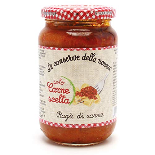 Le Conserve Della Nonna Ragu di Carne, salsa boloñesa de carne, 370 ml, 3 unidades (3 x 370 ml)