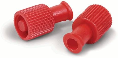 Truecare Red Syringe Locking Caps - Dual-Function (TCBCOMBICAP)