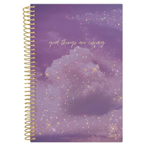 bloom daily planners Agenda de bolsillo 2026, 10 x 15 cm, (enero de 2026 a diciembre de 2026), organizador de agenda semanal/mensual y calendario mini, Good Things Are Coming