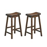 Homelegance Saddleback 29-Inch Height Barstool, Cherry, Set of 2