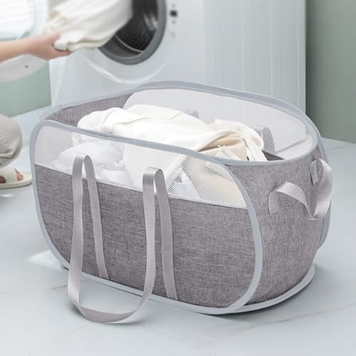 Cesta de lavandería para dormitorios y pisos pequeños que optimiza el espacio del hogar 8