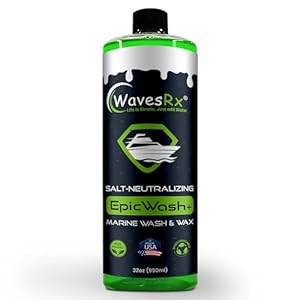 Salt Neutralizing Boat Soap & Jet Ski Wash with SiO2 Surface Protection (EpicWash+) | Marine Grade Cleaner Removes Salt & Contaminants | Protective Ceramic Coating Prevents Buildup & UV Damage