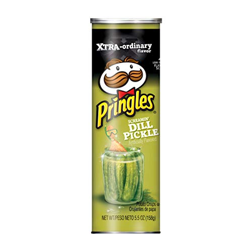 Pringles Screamin' Dill Pickle Goût Cornichon - 158 g (Import USA)