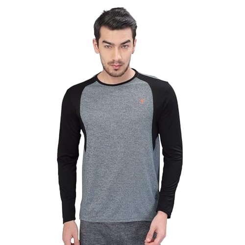 Image of TECHNOSPORT Men's Slim Fit Active T-Shirt - (MTP605 P) Pack of 1