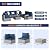 VONZOY Patio Furniture Set, 7-Piece Outdoor Sectional with Waterproof Cover, All-Weather Wicker Patio Conversation Sets for Backyard (Grey with Navy Cushion)