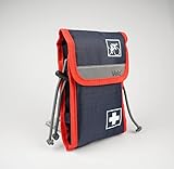 Erste Hilfe Set Fahrrad & Freizeit mit zwei elastischen Zugbändern zur idealen Befestigung – robust & wasserabweisend – ausgestattet für jede Fahrrad- & Rennrad-Tour, HierBeiDir MEDICAL