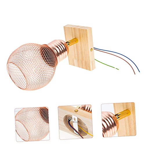 Aplique interior de madera moderno apliques para paredes de pasillos 4