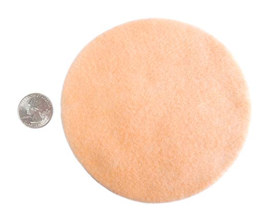 Image of Playfully Ever After Peach Craft Felt Circles (5 Inch - 18pc)