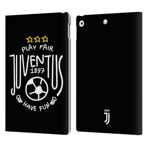 Cadeau Juventus football étui portefeuille en cuir enfant pour iPad 10.2