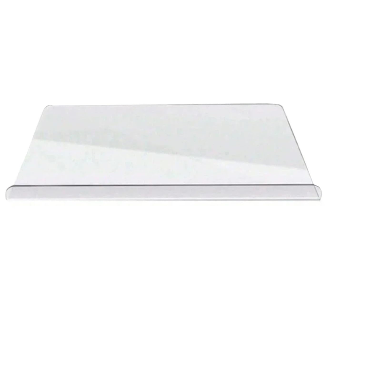 Tabla de cortar de plástico Tabla de cortar plástico con borde grueso, transparente, antideslizante for cocina(Transparent M)