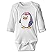 Produktbild Klotr Babyspielanzug, Penguin Unisex Langarm Baumwolle Body Spielanzug Strampler Kleidung