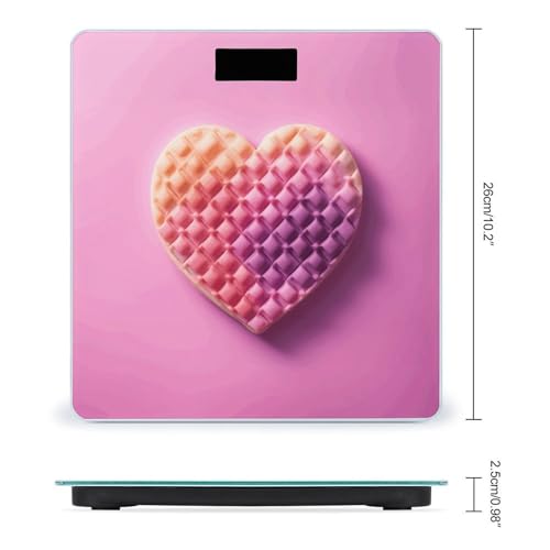 Báscula Digital Colorida de Vidrio Templado para Baño miniatura 2