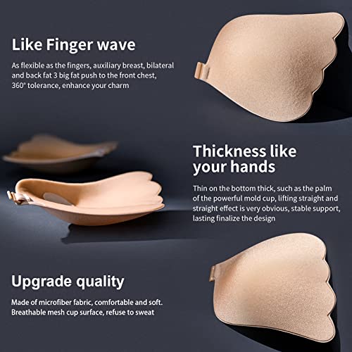 Sticky Bra Push Up Backless Strapless Bra, Reusable Sweatproof Adhesive Bras For Women, Invisible Stick On Bra For Dresses-C6 #TOP4