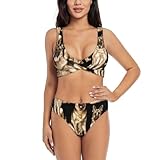 chiot croisé berger allemand malinois Détail élégant croisé sur le devant : le maillot de bain croisé sur le devant du berger allemand ajoute une touche d'élégance et de soutien au haut de bikini. Il aide à créer une silhouette définie et est facile à ajuster pour un ajustement personnalisé, ce qui en fait un favori pour les personnes soucieuses de la mode