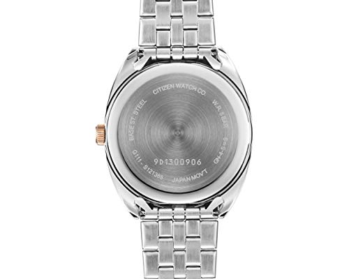 CITIZEN Stainless Steel Quartz Analog Blue Dial Men Watch-Bi5096-53L, Rose Gold Band - Image 5