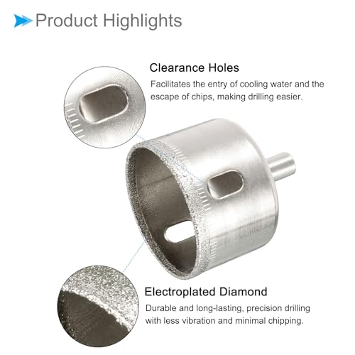Brocas de Diamante para Perforar 45mm, 2 Piezas miniatura 4