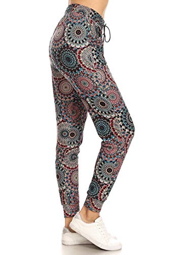 Image of Leggings Depot Premium Jogger Women's Popular Print High Waist Track Pants(S-XL)