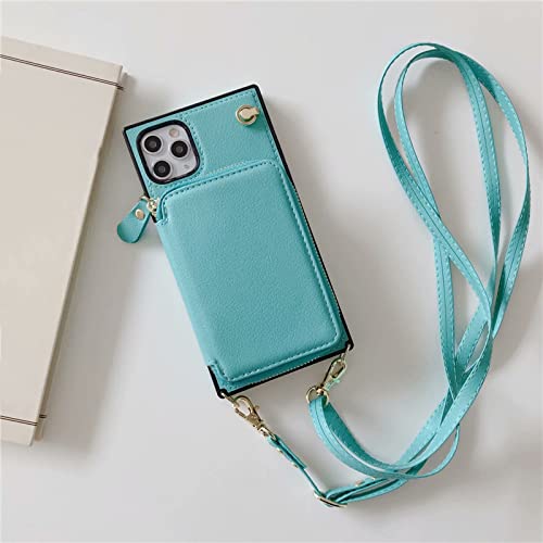 Étui portefeuille à glissière pour iPhone 12 Pro Max, 13, 11, X, couverture porte-cartes cuir