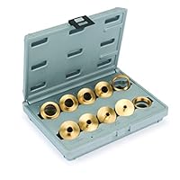 Algopix Similar Product 14 - 10 Piece Brass Router Bushing Set with
