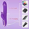 Rabbit Ears Adult Toy for Women Realistic Silicone Pleasure Toy Set 10 Powerful Modes Adult Tool for Women Today Wand Thrusting Stimulation Strong Cheap Soft Sensory Gift for Her. (Roland Color) #4