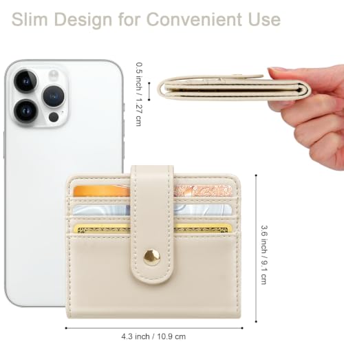 Image of Small Wallets for Women Slim Minimalist Bifold Credit Card Holder