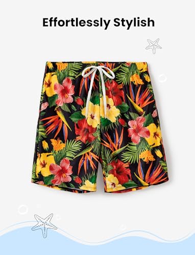 Image of PATPAT Mommy and Me Matching Swimsuit:One Piece V Neck Bathing Suits Leaves Printed Family Swimwear Matching Set