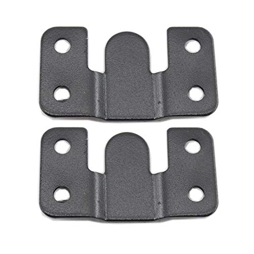 Image of 8 Pack Z-Clips Flush Mount Bracket, Heavy Duty Picture Hanger Wall Mounting Bracket, Hardware Kit with Screws and Interlocking Wall Mount Hardware for Hanging Mirrors,Panels Large